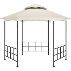 ASUPERMALL Belvedere Avec Parois 3,1x2,7 M Creme 11 ASUPERMALL Belvedere Avec Parois 3,1x2,7 M Creme -Tente de réception Soldes 39744502 5