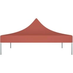 ASUPERMALL Toit De Tente De Reception 2x2 M Terre Cuite 270 G/m² -Tente de réception Soldes 39744780 3