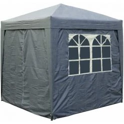 Quick-Star Pavillon Pop-up 2x2m Gris -Tente de réception Soldes 39895169 3