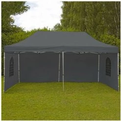 MOB EVENT PRO Mur Plein Gris Pour Tente Pliante PRO50MM 480G/M2 3 M -Tente de réception Soldes 40244903 4