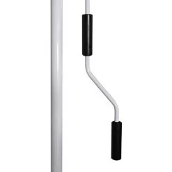 INTEROUGE Store Banne Mobile 2.5m Auvent Avancée De Toit Rétractable Manuel - Auvent De Terrasse En Acier Polyester Imperméabilisé Sans Perçage Beige - Fenêtre/terrasse/balcon/jardin 2.5 X 2 X 1.2 M -Tente de réception Soldes 40330535 5