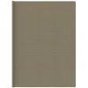 HAPPYSHOPPING Tapis De Tente 400x600 Cm Taupe