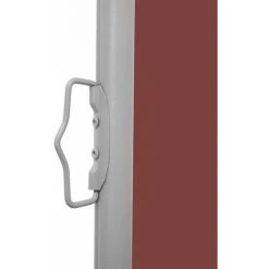 HAPPYSHOPPING Auvent Lateral Retractable De Patio 140x1200 Cm Marron -Tente de réception Soldes 40434999 5