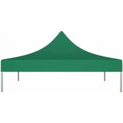 HAPPYSHOPPING Toit De Tente De Reception 2x2 M Vert 270 G/m² -Tente de réception Soldes 40436340 3