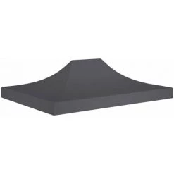 HAPPYSHOPPING Toit De Tente De Reception 4x3 M Anthracite 270 G/m²