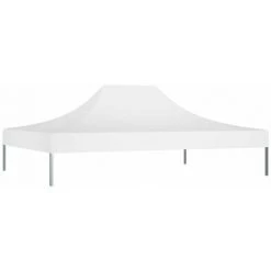 HAPPYSHOPPING Toit De Tente De Reception 4x3 M Blanc 270 G/m² -Tente de réception Soldes 40436378 2