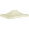 HAPPYSHOPPING Toit De Tente De Reception 4,5x3 M Creme 270 G/m²
