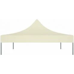 HAPPYSHOPPING Toit De Tente De Reception 4,5x3 M Creme 270 G/m² -Tente de réception Soldes 40436423 4