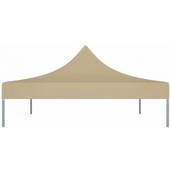 HAPPYSHOPPING Toit De Tente De Reception 4.3*2.9*1m（L*W*H） Beige 270 G/m² -Tente de réception Soldes 40436446 4