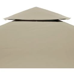 HAPPYSHOPPING Recouvrement De Remplacement D'auvent 310 G/m² 3 X 3 M Beige -Tente de réception Soldes 40438384 3