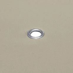 HAPPYSHOPPING Recouvrement De Remplacement D'auvent 310 G/m² 3 X 3 M Beige -Tente de réception Soldes 40438384 5