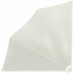 HAPPYSHOPPING Auvent Latéral Pliable De Balcon Crème 140x140 Cm 11 HAPPYSHOPPING Auvent Latéral Pliable De Balcon Crème 140x140 Cm -Tente de réception Soldes 40438568 5