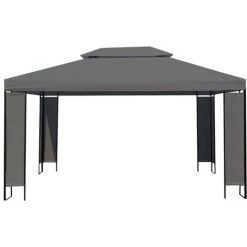 HAPPYSHOPPING Chapiteau Anthracite 300 X 400 Cm -Tente de réception Soldes 40440181 2