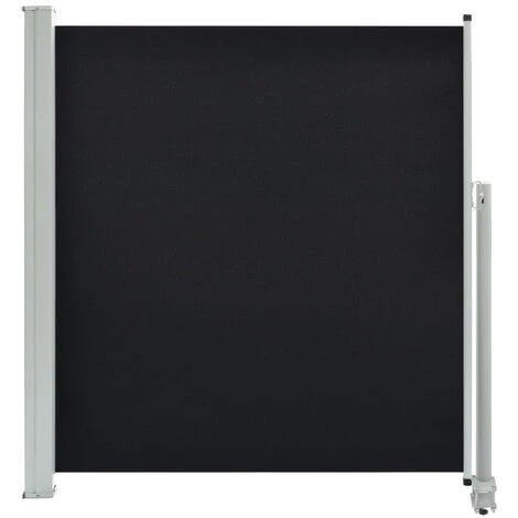 HAPPYSHOPPING Auvent Lateral Retractable De Patio 140 X 300 Cm Noir 4 HAPPYSHOPPING Auvent Lateral Retractable De Patio 140 X 300 Cm Noir - Image 2