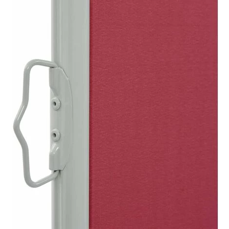 HAPPYSHOPPING Auvent Lateral Retractable De Patio 120x300 Cm Rouge 5 HAPPYSHOPPING Auvent Lateral Retractable De Patio 120x300 Cm Rouge - Image 3