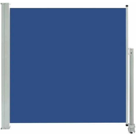 HAPPYSHOPPING Auvent Lateral Retractable De Patio 160x300 Cm Bleu 4 HAPPYSHOPPING Auvent Lateral Retractable De Patio 160x300 Cm Bleu – Image 2