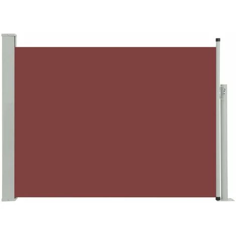 HAPPYSHOPPING Auvent Lateral Retractable De Patio 100x500 Cm Marron 4 HAPPYSHOPPING Auvent Lateral Retractable De Patio 100x500 Cm Marron – Image 2