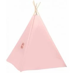 HAPPYSHOPPING Tente Tipi D'enfants Avec Sac Peau De Peche Rose 120x120x150 Cm -Tente de réception Soldes 40443609 4