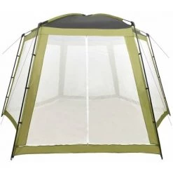 HAPPYSHOPPING Tente De Piscine Tissu 500x433x250 Cm Vert 8 HAPPYSHOPPING Tente De Piscine Tissu 500x433x250 Cm Vert -Tente de réception Soldes 40445810 2