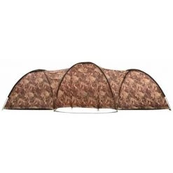 HAPPYSHOPPING Tente Igloo De Camping 650x240x190 Cm 8 Personnes Camouflage -Tente de réception Soldes 40445905 5