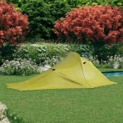 HAPPYSHOPPING Tente De Camping 317x240x100 Cm Vert