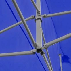 HAPPYSHOPPING Tente De Reception Pliable Bleue 3 X 6 M -Tente de réception Soldes 41368638 3