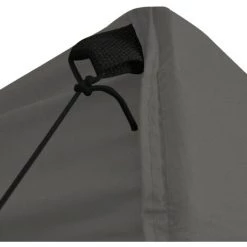 HAPPYSHOPPING Tente De Reception Escamotable Avec 4 Parois 3x3 M Anthracite -Tente de réception Soldes 41369006 4