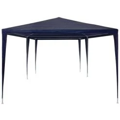 HAPPYSHOPPING Tente De Reception 3 X 6 M PE Bleu -Tente de réception Soldes 41369114 2