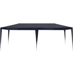 HAPPYSHOPPING Tente De Reception 3 X 6 M PE Bleu -Tente de réception Soldes 41369114 3