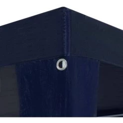 HAPPYSHOPPING Tente De Reception 3 X 6 M PE Bleu -Tente de réception Soldes 41369114 4