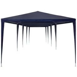 HAPPYSHOPPING Tente De Reception 3 X 12 M PE Bleu 9 HAPPYSHOPPING Tente De Reception 3 X 12 M PE Bleu -Tente de réception Soldes 41369116 3