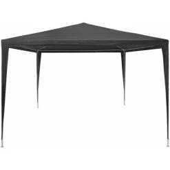 HAPPYSHOPPING Tente De Reception 3 X 4 M PE Anthracite -Tente de réception Soldes 41369121 2