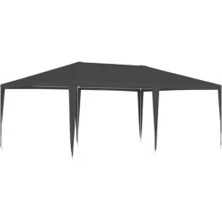 HAPPYSHOPPING Tente De Reception Professionnelle 4x6 M Anthracite 90 G/m²