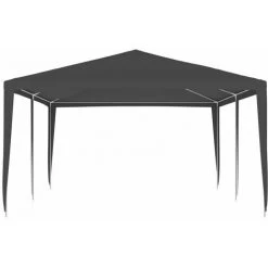 HAPPYSHOPPING Tente De Reception Professionnelle 4x6 M Anthracite 90 G/m² -Tente de réception Soldes 41369503 4
