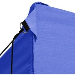 HAPPYSHOPPING Tente De Reception Pliable Avec 4 Parois 3x4 M Acier Bleu 11 HAPPYSHOPPING Tente De Reception Pliable Avec 4 Parois 3x4 M Acier Bleu -Tente de réception Soldes 41369617 5