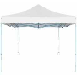 HAPPYSHOPPING Tente De Reception Pliable Professionnelle 3x4 M Acier Blanc 9 HAPPYSHOPPING Tente De Reception Pliable Professionnelle 3x4 M Acier Blanc -Tente de réception Soldes 41369631 3