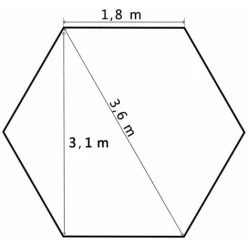 HAPPYSHOPPING Chapiteau Hexagonal Pliable Bleu Fonce 3,6x3,1 M 10 HAPPYSHOPPING Chapiteau Hexagonal Pliable Bleu Fonce 3,6x3,1 M -Tente de réception Soldes 41859943 4