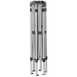 HAPPYSHOPPING Chapiteau Hexagonal Et 6 Parois Laterales 3,6x3,1 M Blanc Creme -Tente de réception Soldes 41859950 3