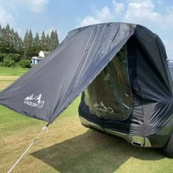 ASUPERMALL Tente De Voiture Etanche En Plein Air Auvent De Voiture Abri De Soleil Pliant Camping Auvent Ultra-Leger Plage Pare-Soleil Tente De Voiture Robuste Pour Camping Voyager Famille Activites De Plein Air,Noir,Style 3 -Tente de réception Soldes 42089031 3