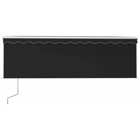VidaXL Auvent Automatique Rétractable Avec Store 4,5x3 M Anthracite - Anthracite 6 VidaXL Auvent Automatique Rétractable Avec Store 4,5x3 M Anthracite - Anthracite - Image 4