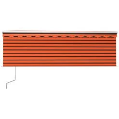 VidaXL Auvent Automatique Rétractable Et Store 4,5x3m Orange Et Marron - Orange 10 VidaXL Auvent Automatique Rétractable Et Store 4,5x3m Orange Et Marron - Orange -Tente de réception Soldes 42177813 4