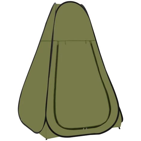 Topdeal Tente De Douche Escamotable Vert 3 Topdeal Tente De Douche Escamotable Vert