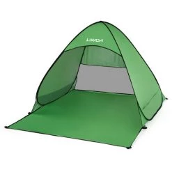 Lixada Automatique Instant Pop Up Tente De Plage Leger Exterieur Protection UV Camping Tente De Peche Cabana Abri Soleil, Modele: Vert S -Tente de réception Soldes 42296566 2