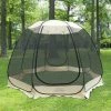 SKY LANTERN Tonnelle Pliante 8-10 Personnes Montage Facile - Tonnelle De Jardin Moustiquaire Octogonale - Tente De Camping, Abri Spa, Tonnelle Pliante -Tente de réception Soldes 42437013 1