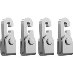 Accessoires De Tente De Camping Betterlife,Crochet De Verrouillage Automatique,Kit De Corde à Serrage Facile à NœUd Libre Autobloquant Pour Lier Les Outils De Fixation Suspendus