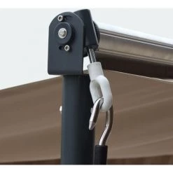 ALICE'S GARDEN Store Double Pente - Penne 4x3m Taupe - Système Manuel à Manivelle. Auvent Sur Pieds. Store De Terrasse Largeur 395cm. Toile Polyester Enduite 280g. - Taupe 10 ALICE'S GARDEN Store Double Pente - Penne 4x3m Taupe - Système Manuel à Manivelle. Auvent Sur Pieds. Store De Terrasse Largeur 395cm. Toile Polyester Enduite 280g. - Taupe -Tente de réception Soldes 4264801 4