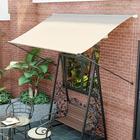 Gizcam Store Banne Manuel,Auvent Balcon Résistant Aux UV Et Aux Intempéries,Auvent Rétractable Manuel,Hauteur Et Inclinaison Réglable,Protection Solaire Et Pluie,pour Jardin Rerrasse,Kaki,250x120cm 7 Gizcam Store Banne Manuel,Auvent Balcon Résistant Aux UV Et Aux Intempéries,Auvent Rétractable Manuel,Hauteur Et Inclinaison Réglable,Protection Solaire Et Pluie,pour Jardin Rerrasse,Kaki,250x120cm – Image 5