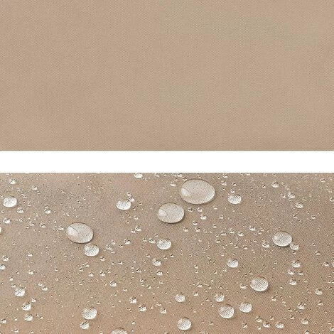 BAMNY Auvent Balcon, 200 X 150 Cm Store Balcon Imperméable Avec Manivelle, Sans Perçage, Résistant Aux UV Réglable En Hauteur, En Métal Et Polyester, Kaki 5 BAMNY Auvent Balcon, 200 X 150 Cm Store Balcon Imperméable Avec Manivelle, Sans Perçage, Résistant Aux UV Réglable En Hauteur, En Métal Et Polyester, Kaki - Image 3