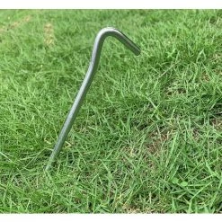 BEARSU Lot De 20 Sardines Tente, Piquets De Tente En Métal, Sardines Camping, Piquets De Fixation, Sardines Piquet Tente Pour Sols Durs 18cm Idéal Pour Le Jardinage, Le Camping, La Pêche Et La Tente -Tente de réception Soldes 43443318 5