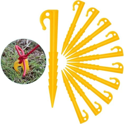 SUPERMARKET 30 Pcs Piquet De Tente En Plastique, Piquets De Tente Spirale, Sardine Tente De Jardin Sol, Robuste Et Durable, Pour Accessoires Pour Camping, Auvents De Camping, Auvents De Caravane,Superma 3 SUPERMARKET 30 Pcs Piquet De Tente En Plastique, Piquets De Tente Spirale, Sardine Tente De Jardin Sol, Robuste Et Durable, Pour Accessoires Pour Camping, Auvents De Camping, Auvents De Caravane,Superma